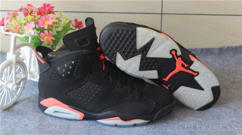 Authentic Air Jordan 6 Retro Black Infrared